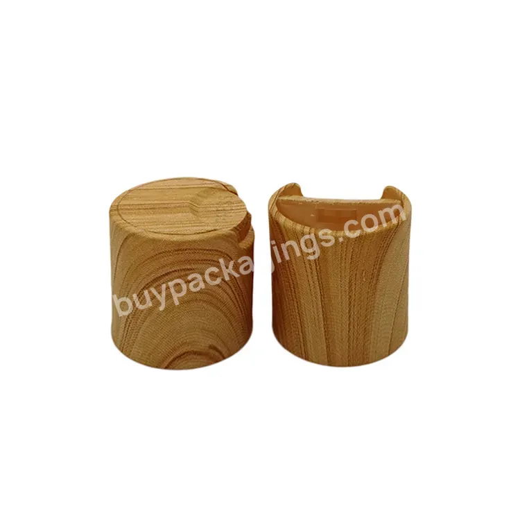 Hot Water Transfer Printing Wood Look Disc Top Cap