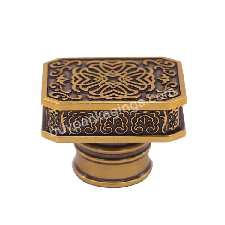 Hot Wholesale Factory Direct Sale Luxury Custom Perfume Bottle Cap Square Perfume Lid