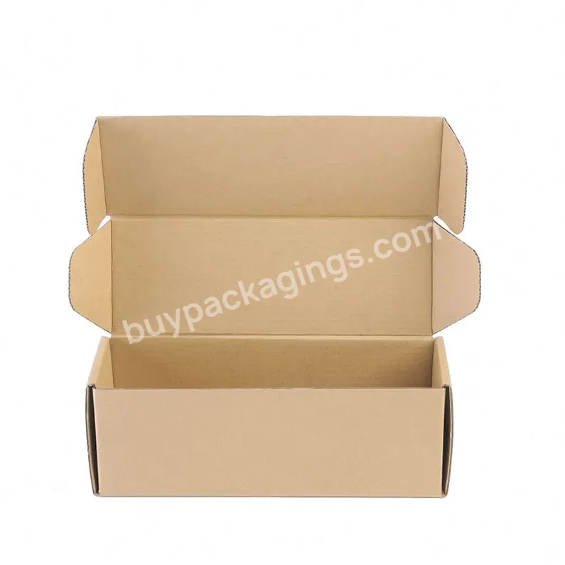 Hotsale Eco-friendly Kraft Paper Box Custom Die Cut Sample Subscription Box Packaging Shipping Box