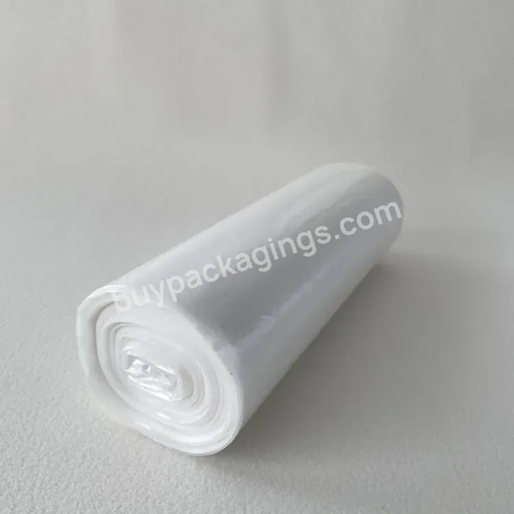 Household Can Liners Trash Bag For Office/commercial Use Die Cut Clear Plastic Garbage Bags