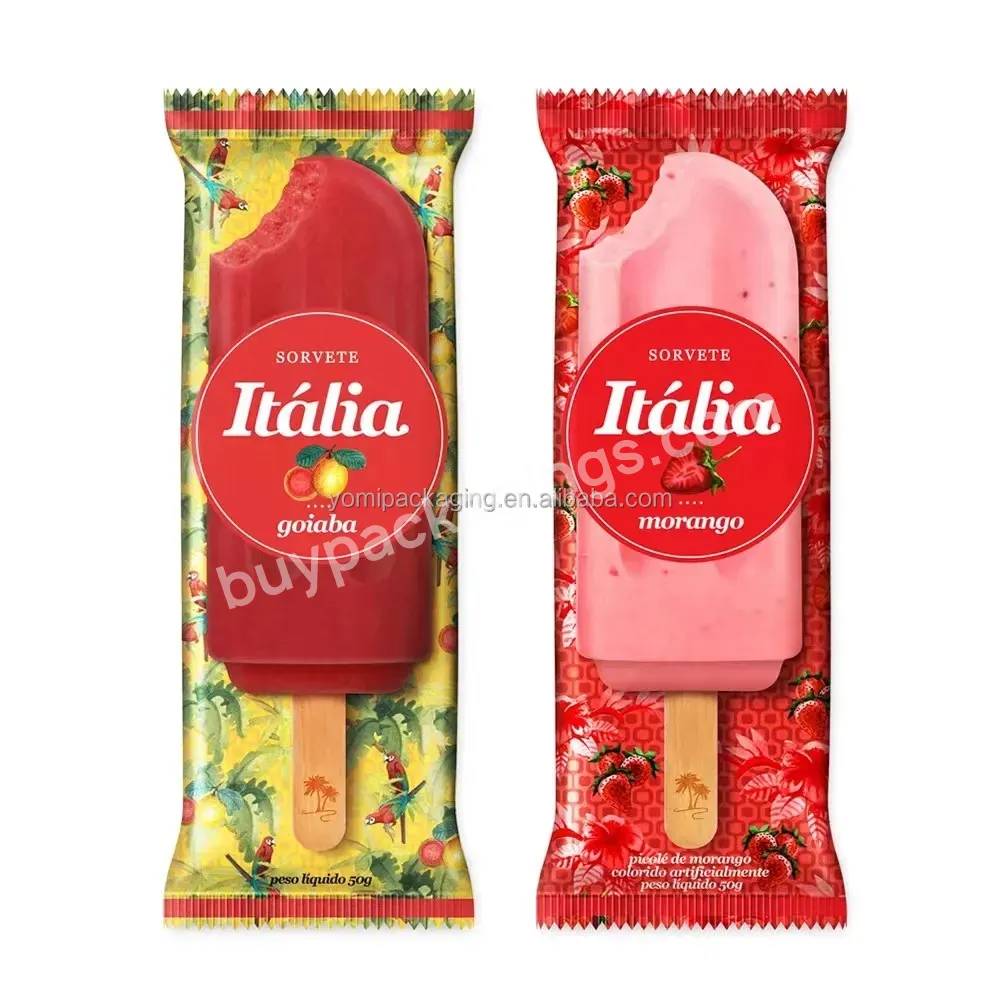 Ice Cream Bar Packaging,Wrapping Film Roll,Popsicle Plastic Bag
