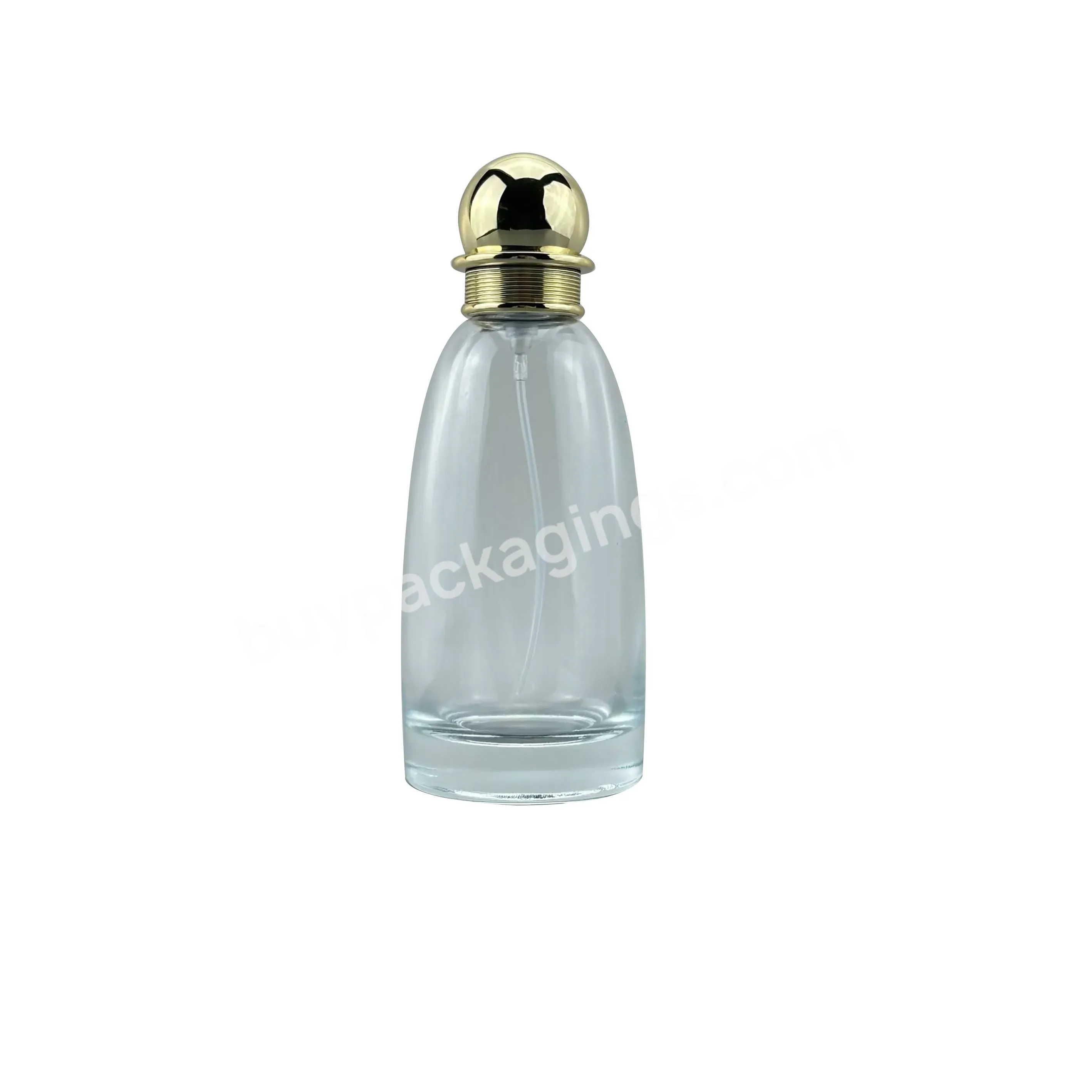 In Stock 100ml Perfume Bottle Empty Clear Crystal Perfume Oil Bottle Arabic Fragrance Bottle Package