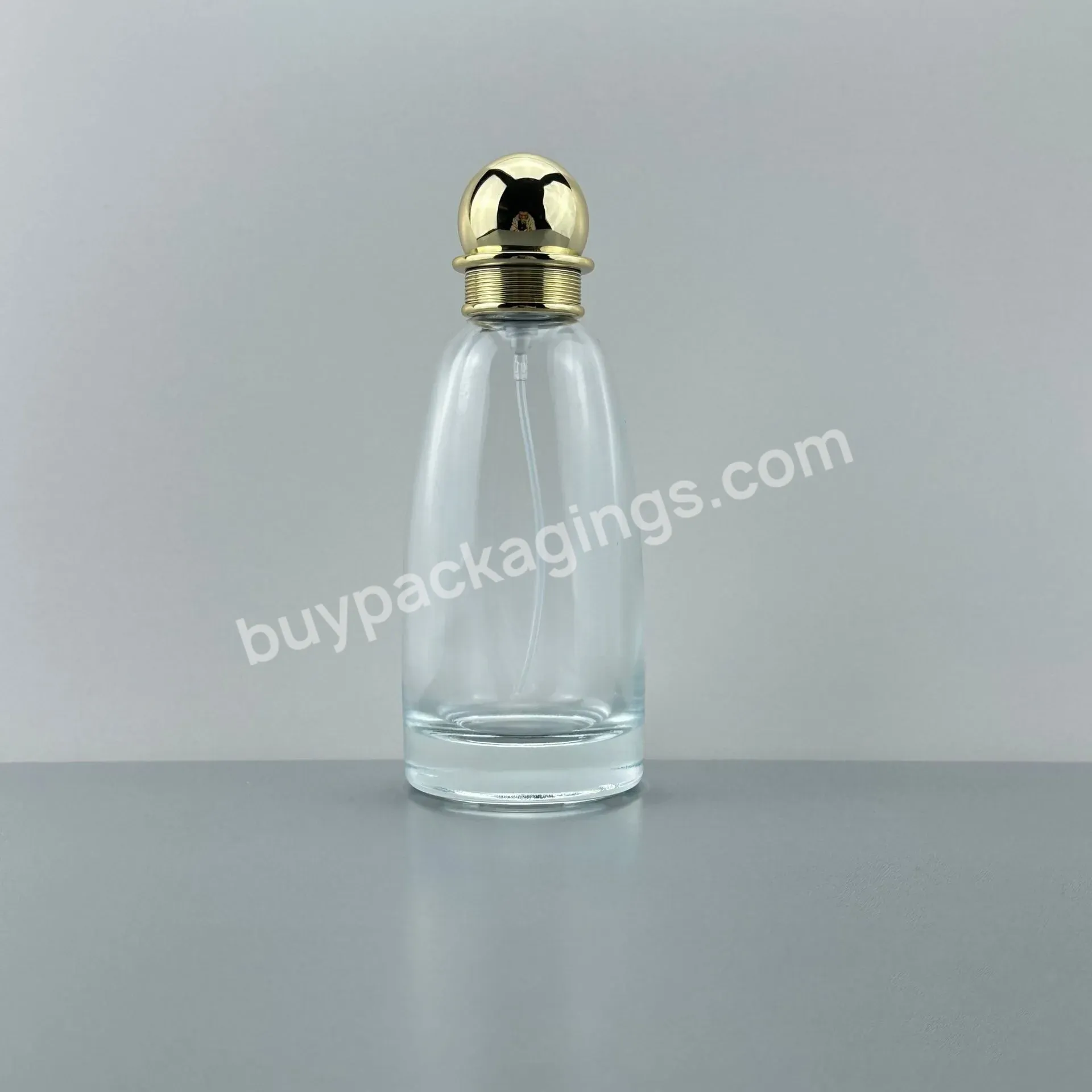 In Stock 100ml Perfume Bottle Empty Clear Crystal Perfume Oil Bottle Arabic Fragrance Bottle Package