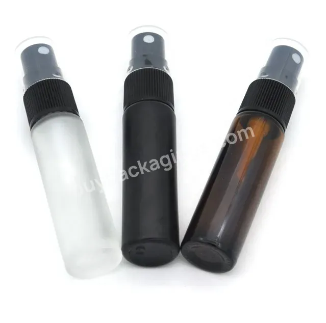 In Stock !10ml Amber Black Mist Glass Spray Bottle Perfume Spray Bottle