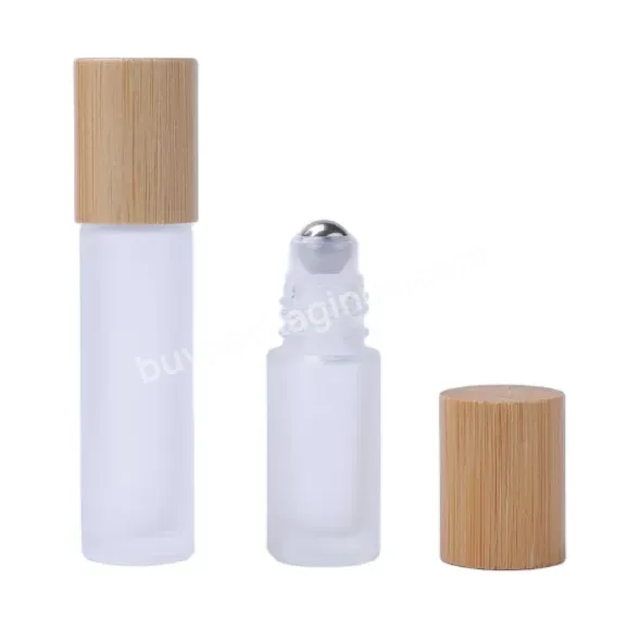 In Stock ! 10ml Clear Frosted Roll On Glass Bottles Essential Oil Rollon Bottle