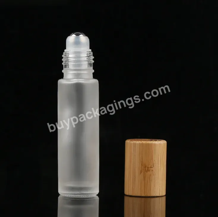 In Stock ! 10ml Clear Frosted Roll On Glass Bottles Essential Oil Rollon Bottle