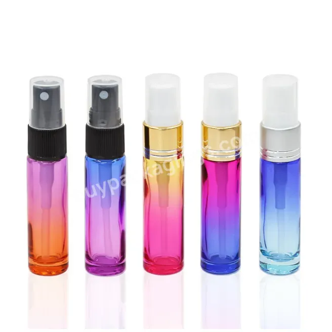 In Stock ! 10ml Colorful Ombre Gradient Perfume Glass Spray Bottle