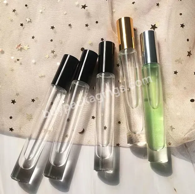 In Stock ! 10ml Long Slim Empty Perfume Glass Refillable Spray Bottles High Quality