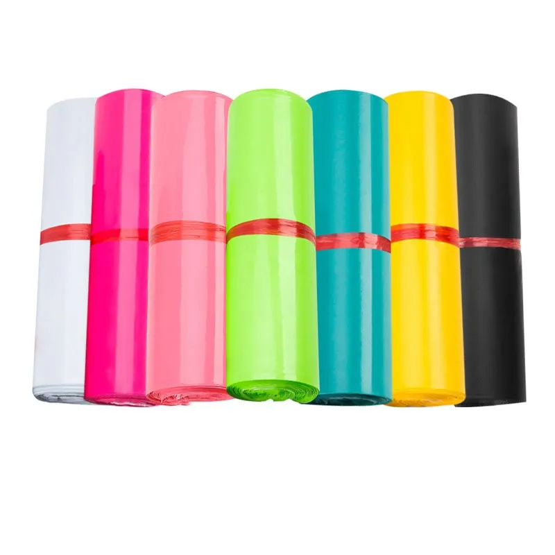 In Stock 17x30cm Colorful Express Self Adhesive Mail Carrier Parcel Courier Bag Malaysia Apparel Shipping Pouch Bags