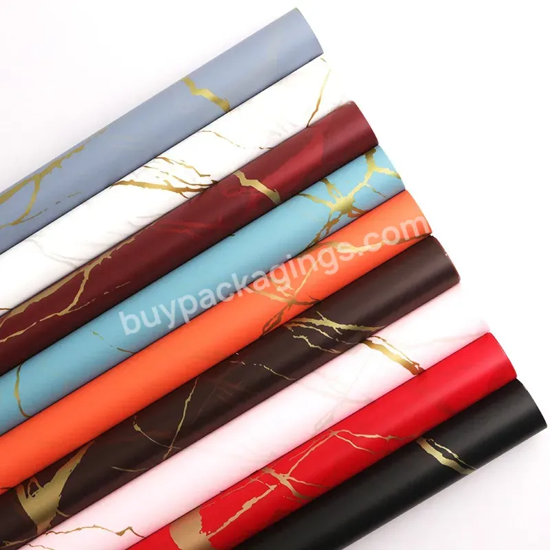 In Stock 58*58cm Waterproof Pva Film Flower Wrapping Paper For Gift Packaging