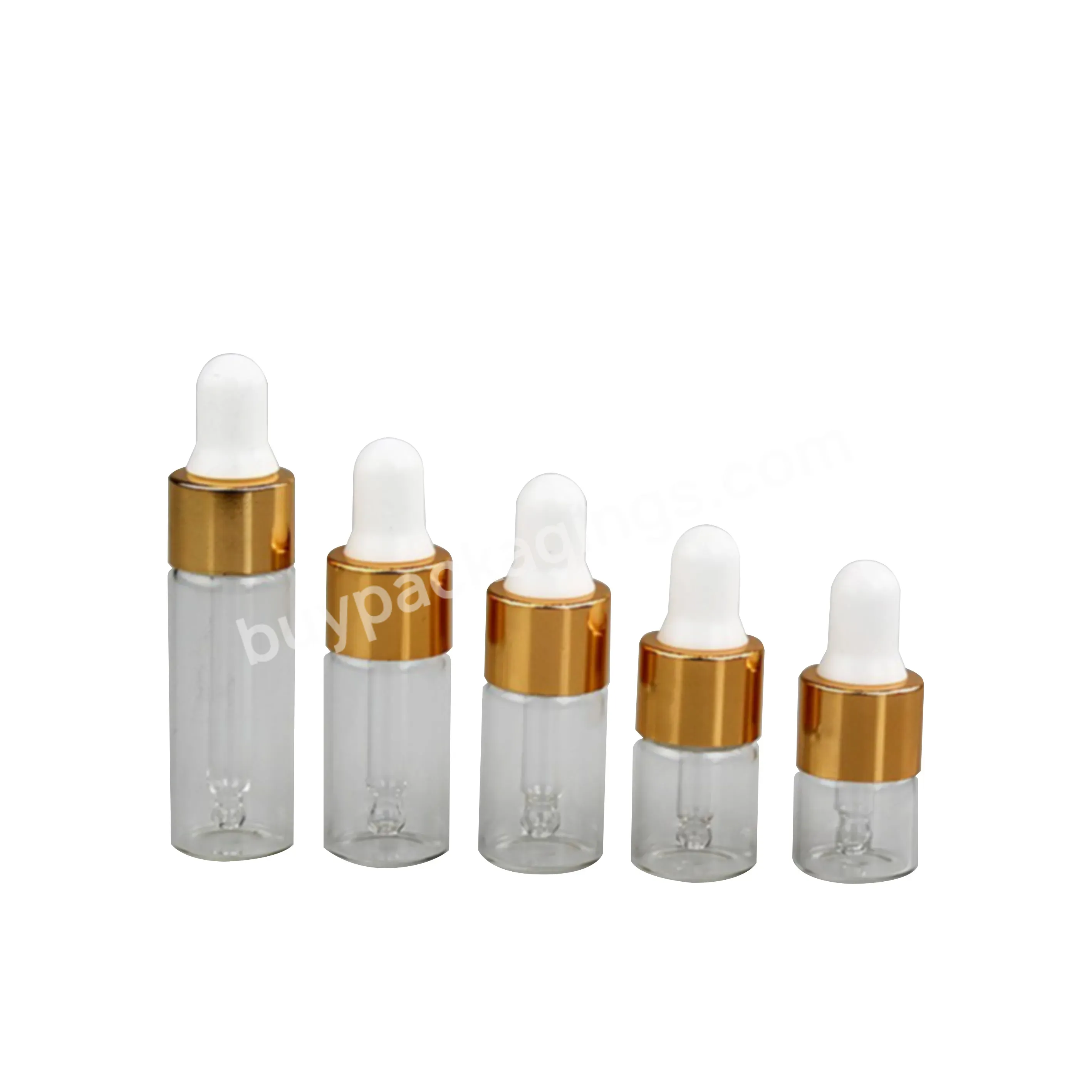 In Stock Clear Amber Oil Dropper Bottle Mini Dropper Bottles Eyelash Serum Bottle