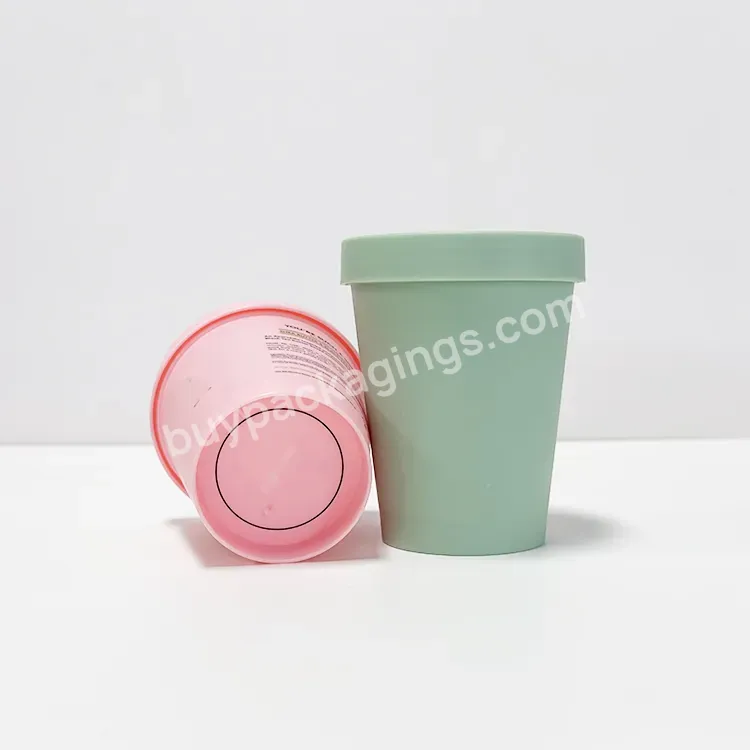 In Stock Cosmetic Cream Cheap Plastic Jars 200ml Pp Recyclable Material For Wholesales In Stock Cosmetic Cream Cheap Plastic Jar