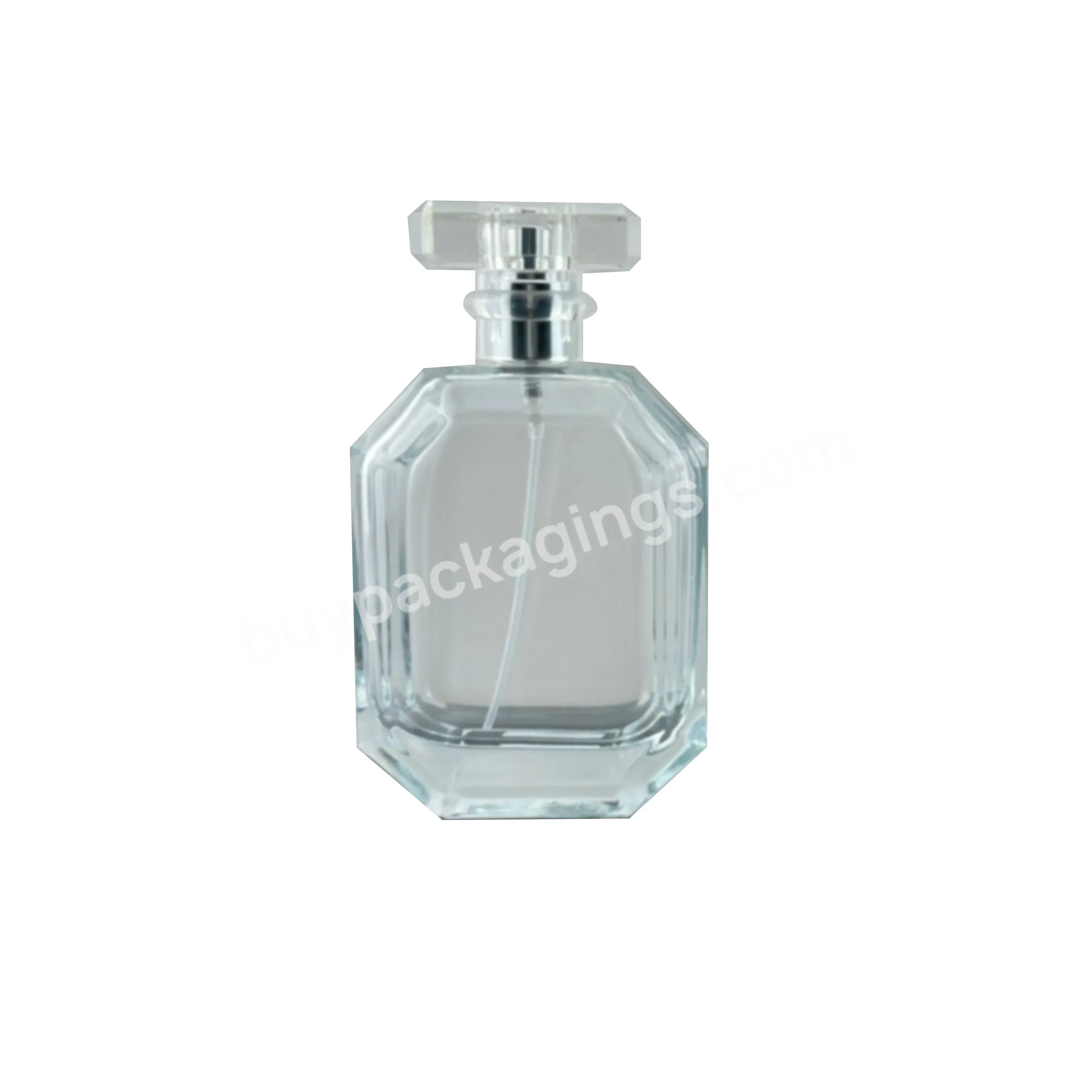 In Stock Empty Perfume Bottles 50ml 100ml Room Fragrance Bottle Clear Glass Perfume Bottles