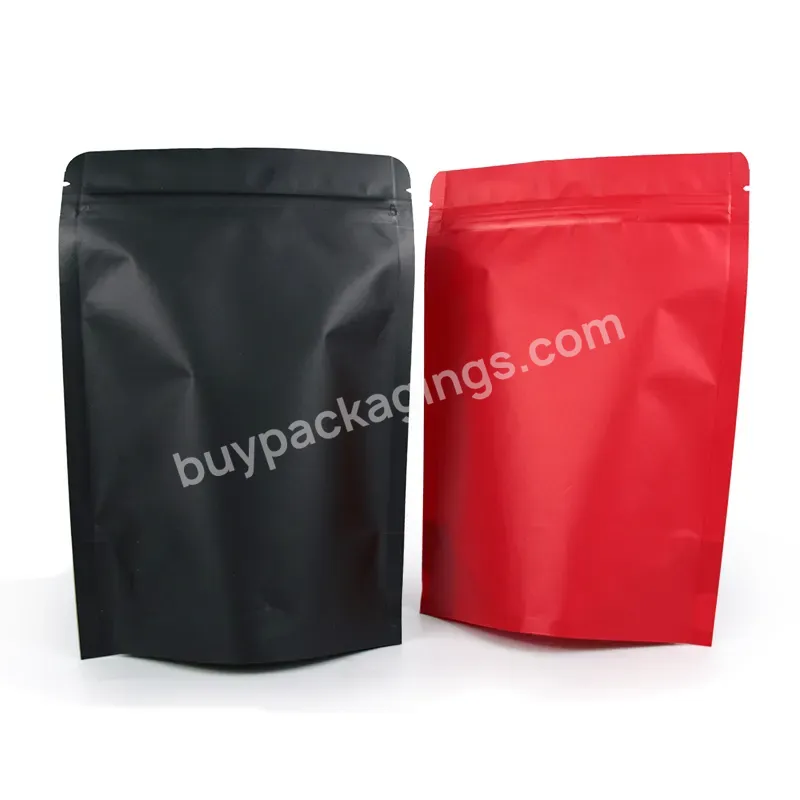 In Stock Printed Zip Ups Pouches Matt Glossy Stand Up Pouch Zipper Bag Smell Proof For Food Custom