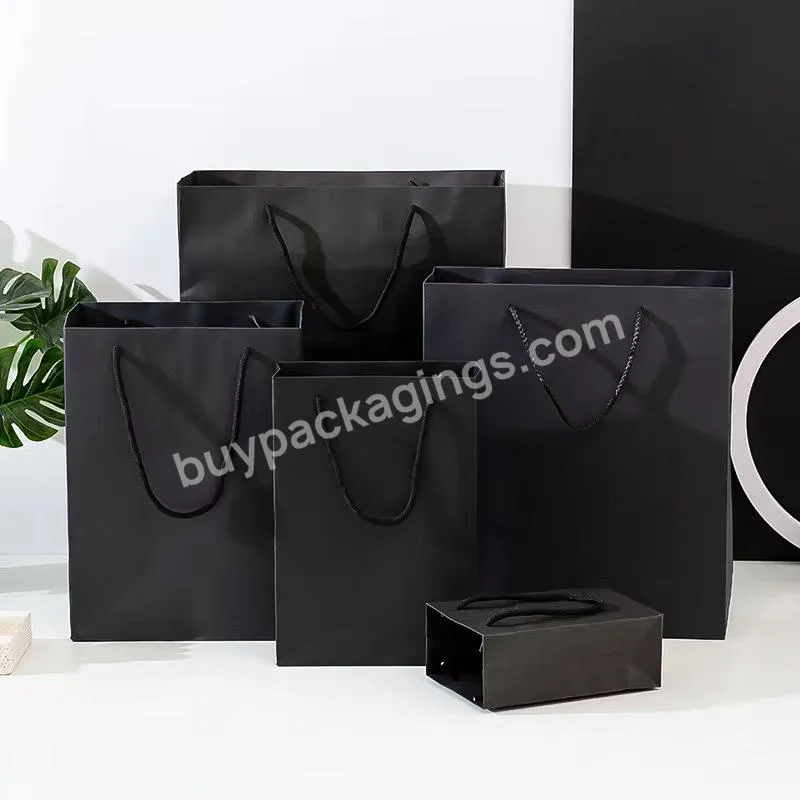 In Stock Small MOQ Christmas Print Promotional Gift Paper Bags For Small Business