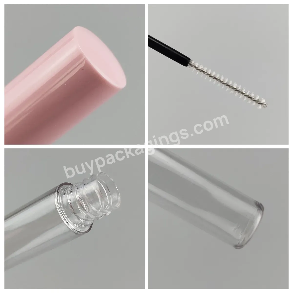 In Stock Wholesale Unique Mascara Pink Wands Tubes With Custom Packaging Private Label