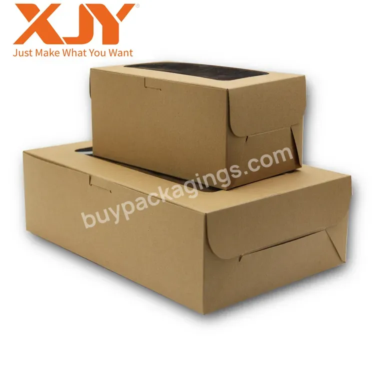 Inch Factory Price Cake Box With Window In Bulk Wholesale White Large Cake Boxes Kraft Paper Tall Cake Box