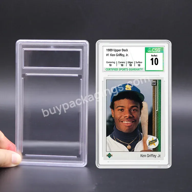 Index Card Gathering Bgs Tcg Sgc Barry Sanders Rookie Grading Playing Cards Cellibrities Collective Graded Card Slabs For Psa - Buy Graded Card Slabs,Card Holder Plastic Slab,Non-sport Cards Slab.