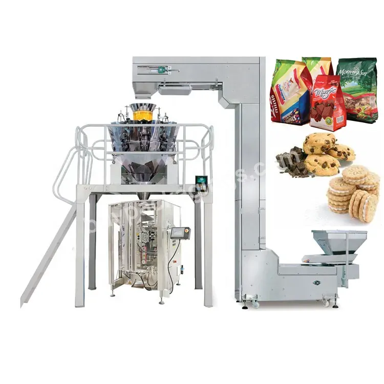 Individual Brownie Cookies Packaging Machine Muffin Pie Tortilla Bread Small Wafer Biscuit Packing Machine