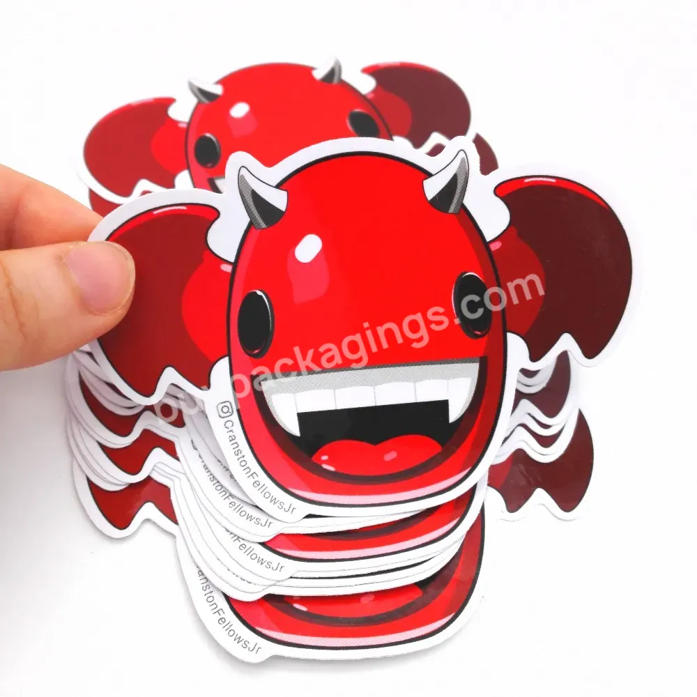 Individual Custom Paper Matte Sticker Die Cut Label Printing Custom Sticker Logo