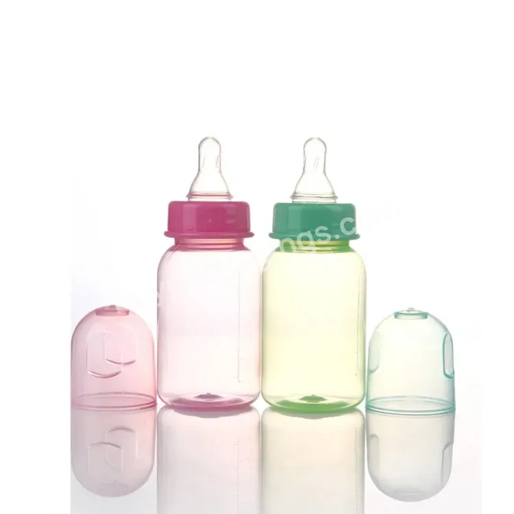 Individual Packing Baby With Cap Pe Transparent Single Use Feeding Bottles