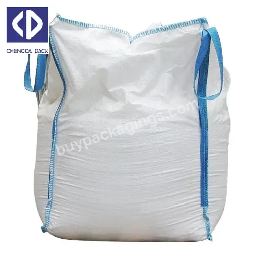 Industrial Heavy Duty Plastic Woven Polypropylene 1500kg Fibc Cement Jumbo Big Bag For Rocks