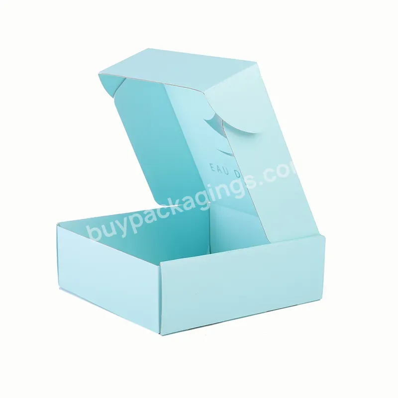 Industry Custom Logo Wholesale Price Colored Lamination Packaging Paper Shipping Carton Corrugated Mailing Box