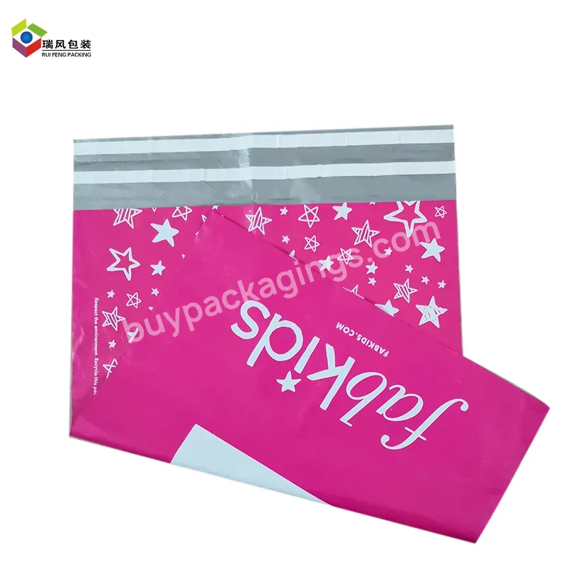 Inexpensive Factory Supplier Branded Polybag Clothes Package Packing Pink Poly Shipping Mailer Bag