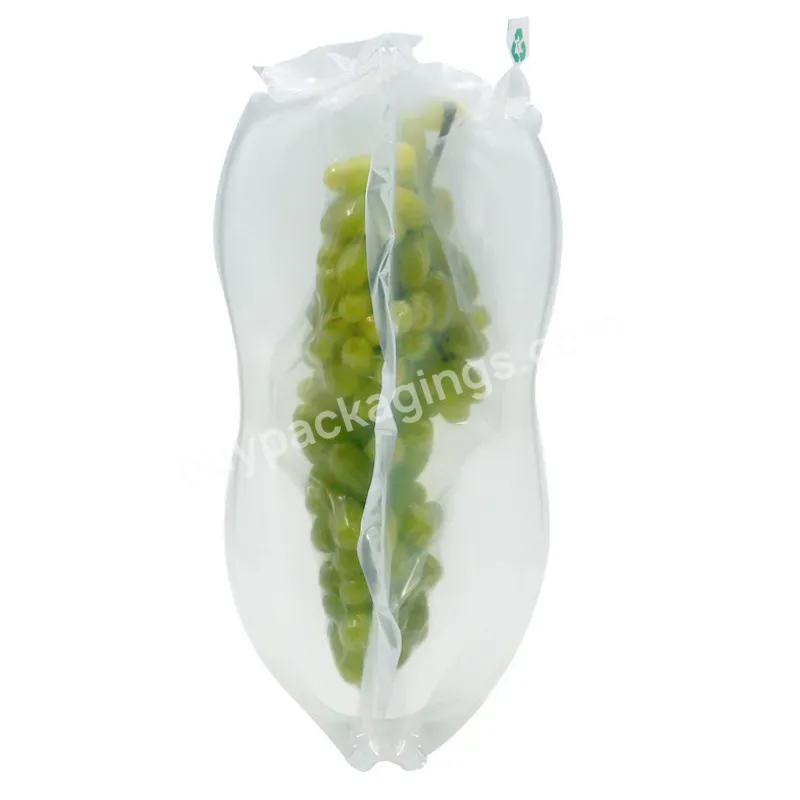 Inflatable Buffer Packing Pouch Bags Wrap Pe Gas Filled Air Cushion Finish Protective Packaging For Fresh Grapes