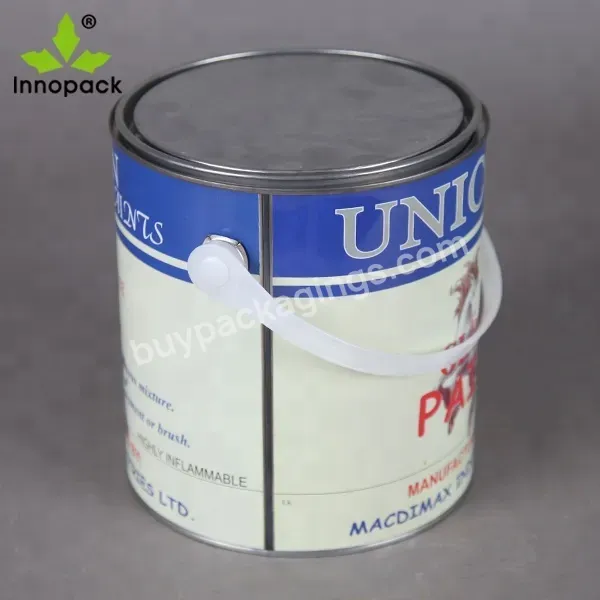 Innopack Good Quality Empty Metal Tin Paint Glue 1 Liter Tin Cans,Paint Can Manufacturer Wholesales