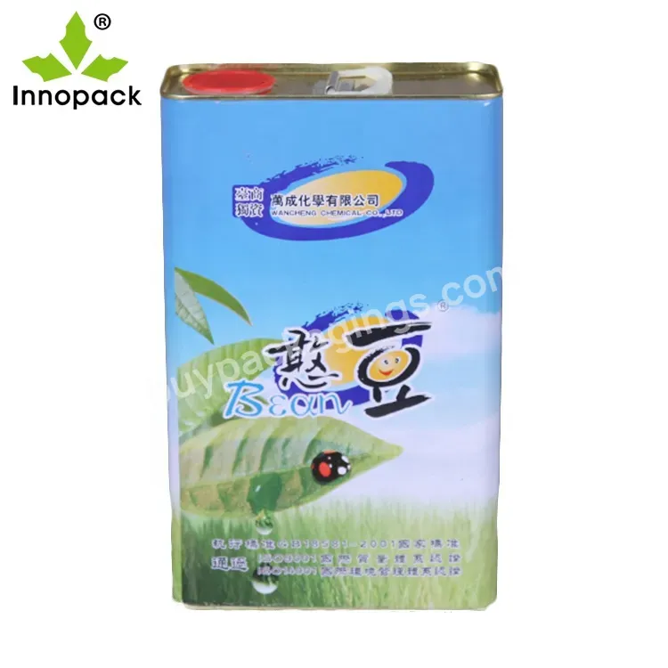 Innopack High Quality Wholesale Custom Cheap Tin Cans Custom Tinplate Square Tin Container