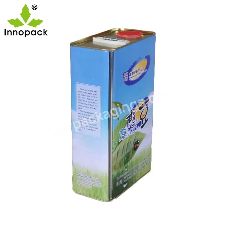 Innopack High Quality Wholesale Custom Cheap Tin Cans Custom Tinplate Square Tin Container