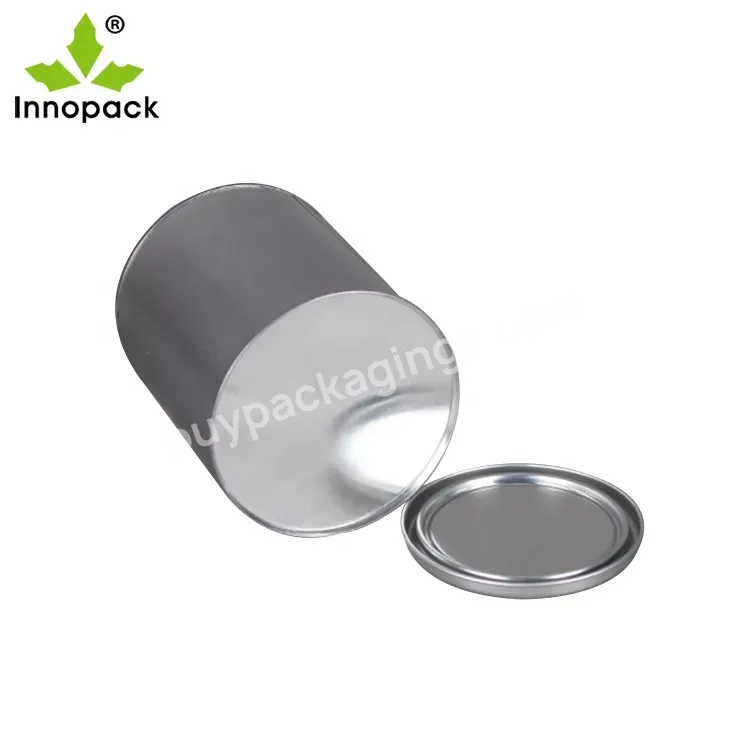 Innopack Manufactory Wholesale Small Round Plain Tin Can With Lid With Custom Logo