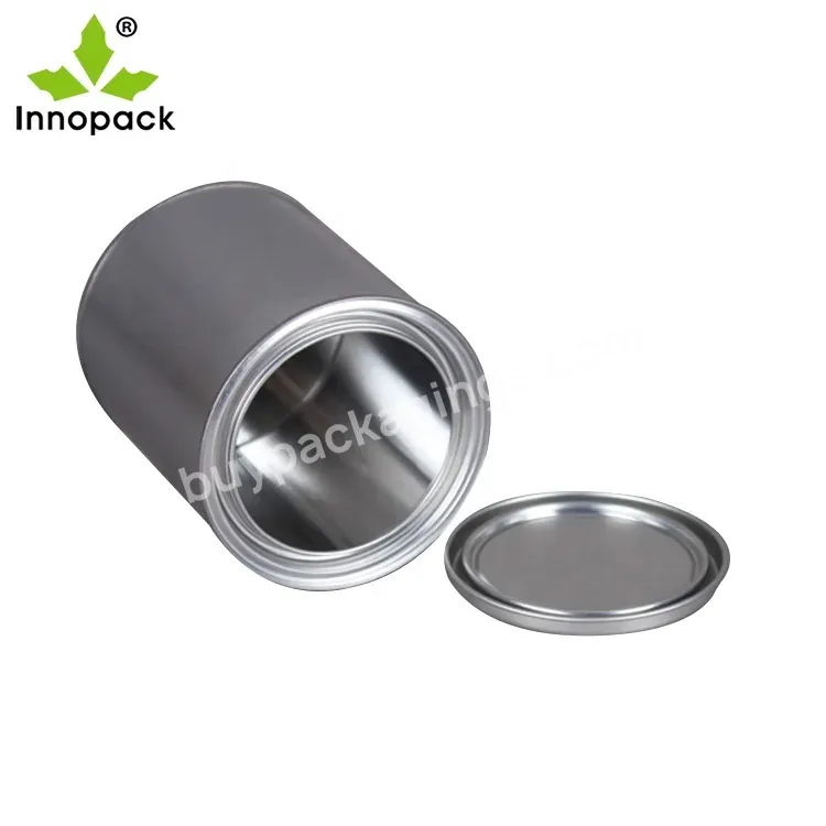 Innopack Manufactory Wholesale Small Round Plain Tin Can With Lid With Custom Logo