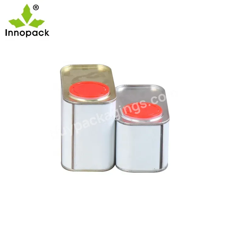 Innopack Rectangular Metal Tin Cans Empty Can For Paint From China Manufacturer