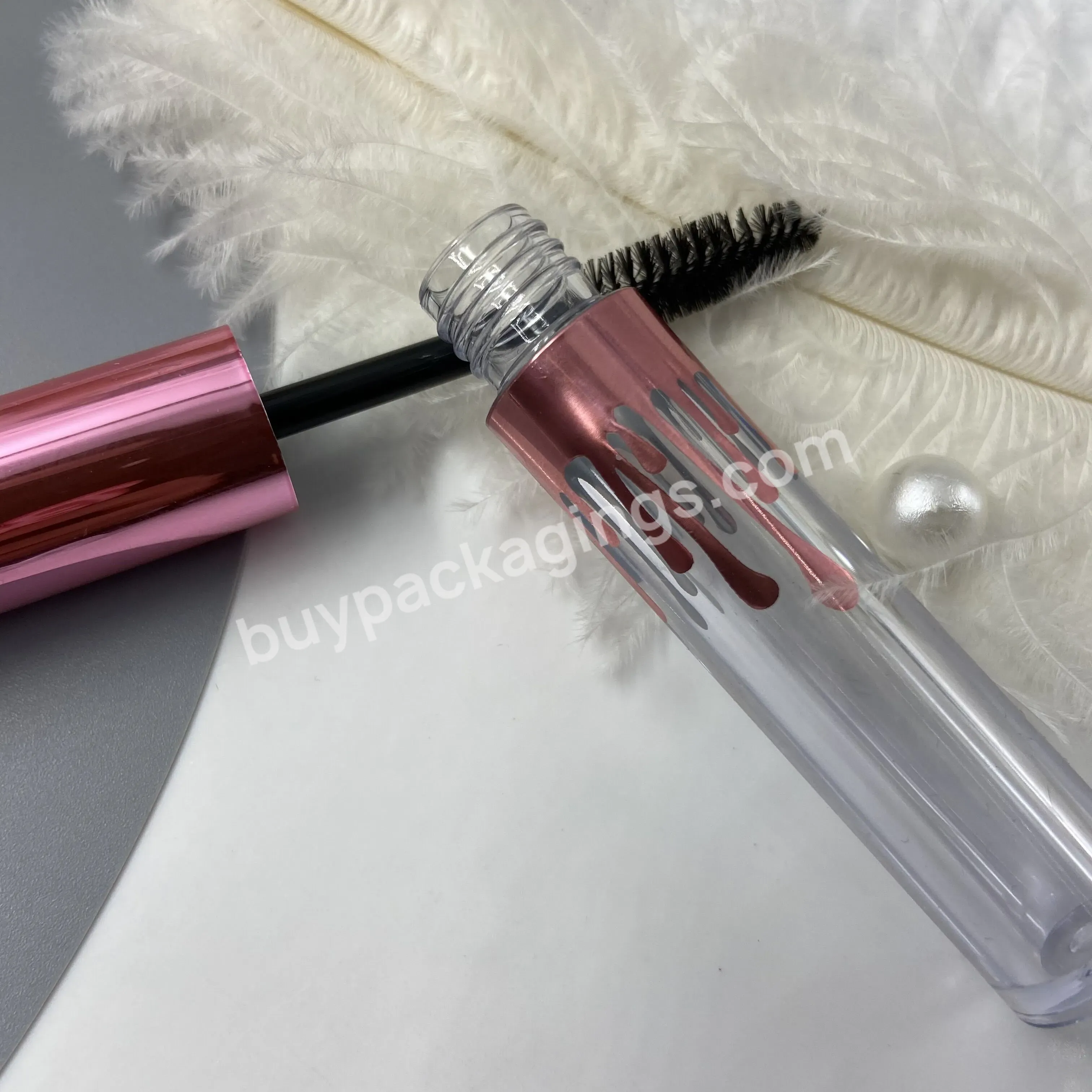 Ins Custom Made New Comer Eyelash Brush Tube Container Personal Label