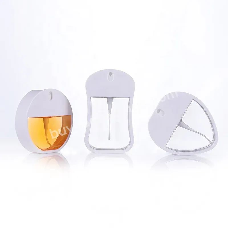 Irregular Shape Empty Pp Plastic 38ml/40ml/45ml/50ml Pocket Perfume Bottle Black White Credit Card Spray Bottle