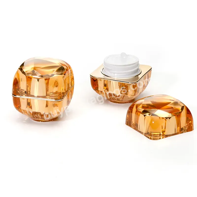 Irregular Toples Kaca Tutup Kayu Clear Cosmetic Jar 10ml