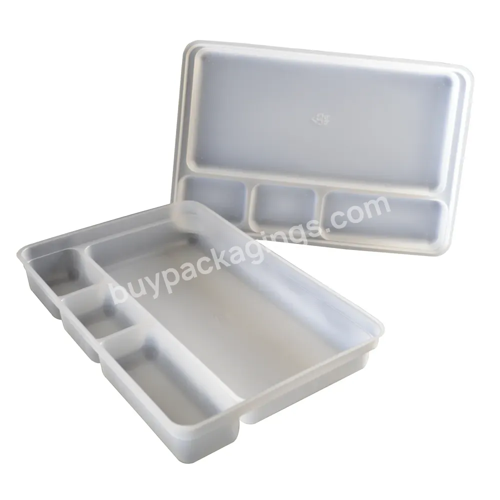 Iso 13485 Four Compartment Tray Vacuum Formed Plastic Packaging