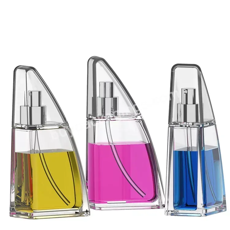 Iso Factory Luxury Empty Refillable Fragrance Atomizer Bottle Travel Glass Acrylic Aluminum Spray Atomizer Perfume Bottle