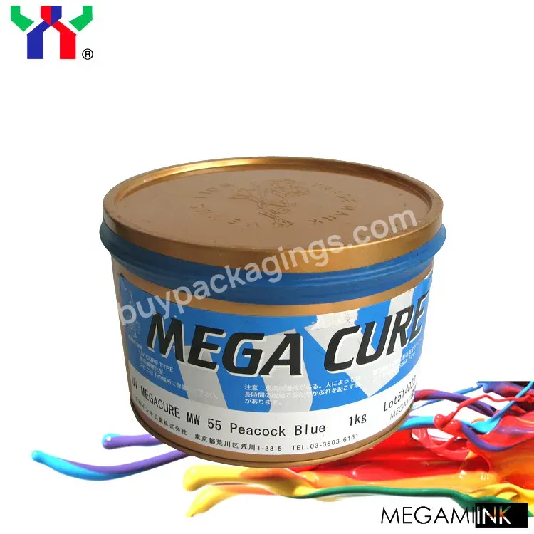 Japan Uv Offset Printing Ink Mw55 Peacock Blue. - Buy Uv Offset Printing Ink,Uv Megacure Ink,Uv Printing Ink.