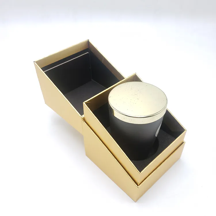 jars with insert and rigid luxury candle box packaging