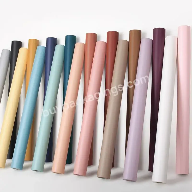 Jaywood Customize 2022 Flower Wrapping Oxford Paper Thickened Hansu Ouya Paper Rolled Bouquet Wrapped Floral Art Paper