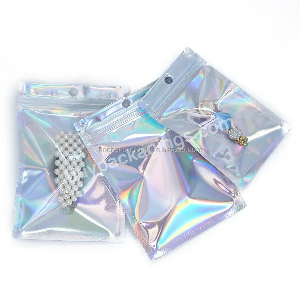 Jewelri Bag,Jewellery Packaging Holographic,Zip Packaging Electronics