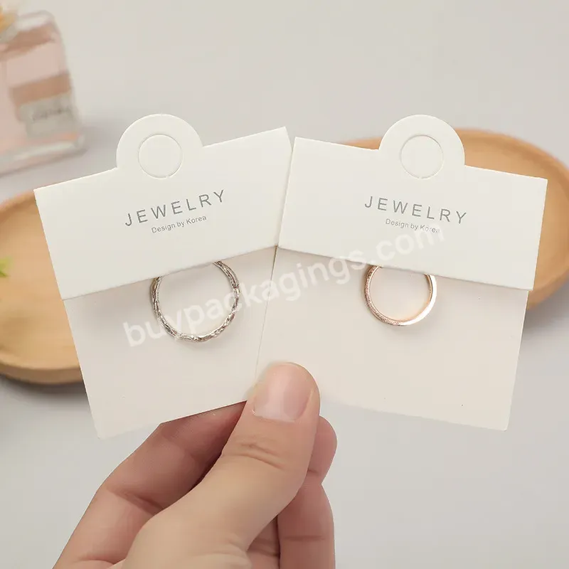 Jewelry Display Cards For Earrings Custom Cream Ring Display Card Ring Jewelry Display Hanging Cards - Buy Ring Jewelry Display Hanging Cards,Ring Display Card,Jewelry Display Cards For Earrings.