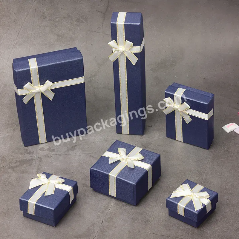 Jewelry Packaging Paper Box Literature Mailer Gifts Craft Boxes With Custom Logo