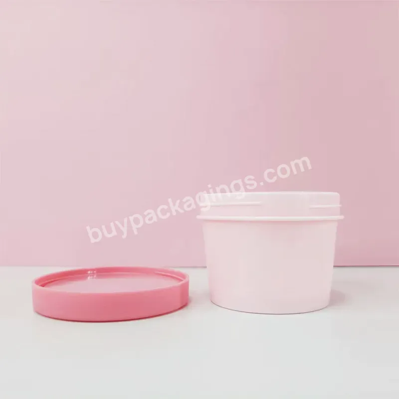 Jieting Custom Plastic Skincare Cream Jar Round Shaped Cosmetic Cream Jar 50 Ml Cosmetic Face Cream Plastic Jars With Lids