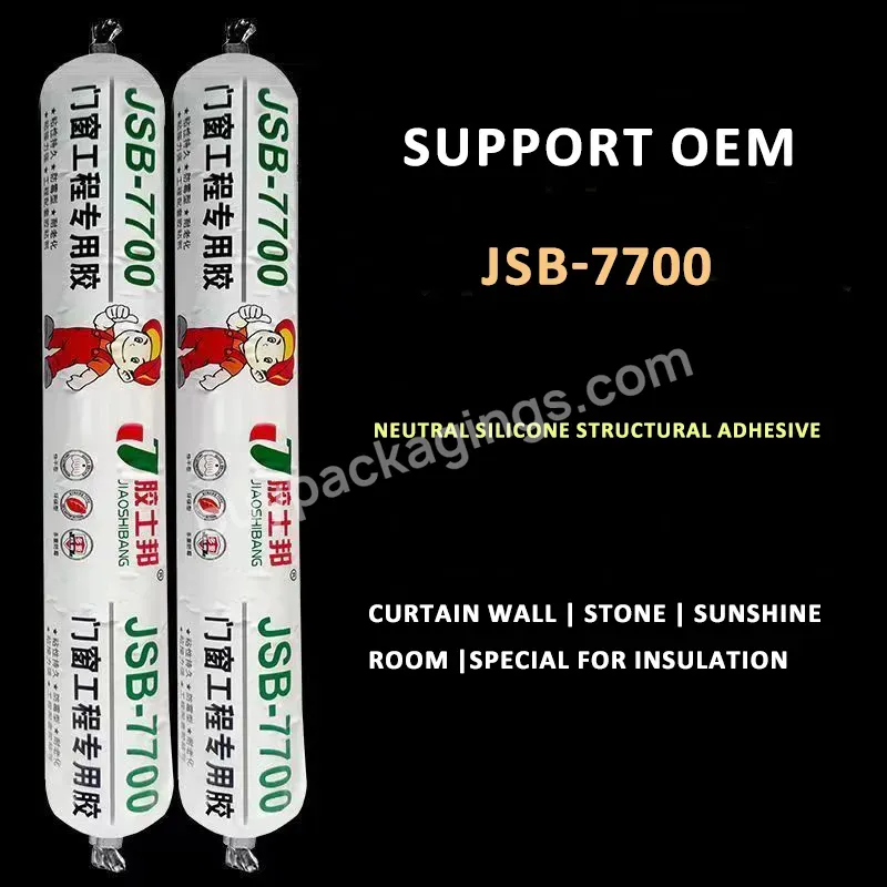 Jsb-7700 Oem Silicone Structural Adhesive Doors And Windows Engineering Special Adhesive