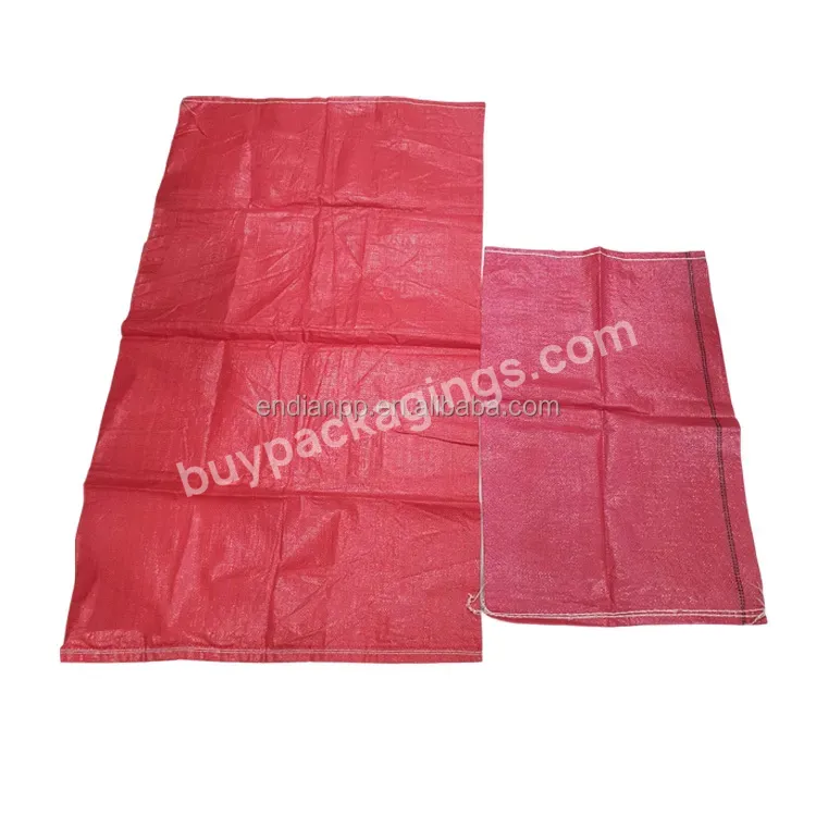 Jumbo 120cm Plastic Red Blue Yellow Green Color Polypropylene Sack Pp Woven Bags