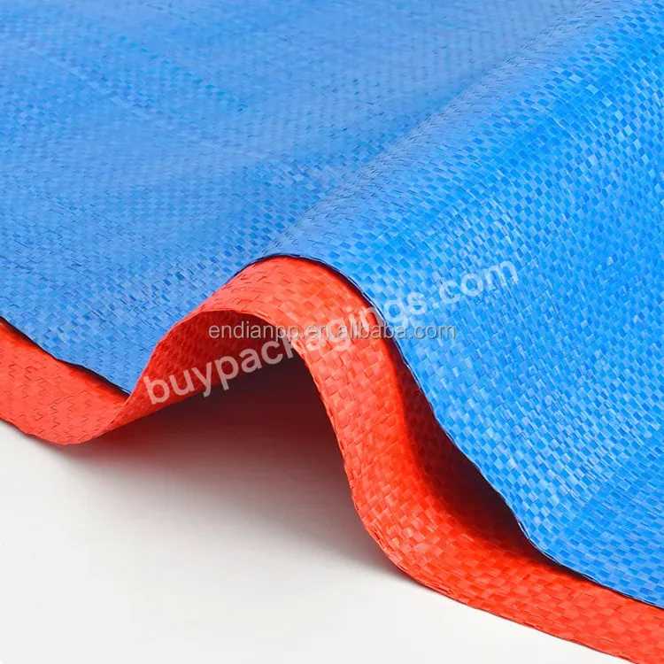 Jumbo 120cm Plastic Red Blue Yellow Green Color Polypropylene Sack Pp Woven Bags